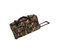 Rockland Sac de Voyage à roulettes 30 Pouces, Camouflage, Taille Unique, Sac de Sport à roulettes