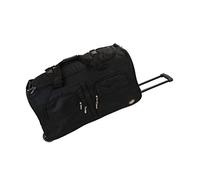 Rockland Sac de Voyage à roulettes 30 Pouces, Noir, Taille Unique, Sac de Sport à roulettes