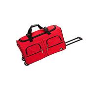 Rockland Sac de Voyage à roulettes 30 Pouces, Rouge, Taille Unique, Sac de Sport à roulettes