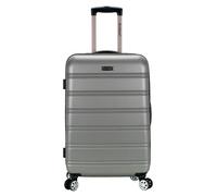 Rockland Santa Fe Valise Rigide à roulettes pivotantes, Argenté., 24" Medium, Melbourne Valise Rigide Extensible avec roulettes pivotantes