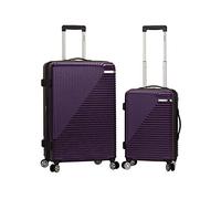 Rockland Star Trail Valise Rigide à roulettes pivotantes, Violet, 2-Piece Set (20/28), Star Trail Valise Rigide à roulettes pivotantes