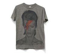 Rockline David Bowie Aladdin Sane Triblend T-Shirt X-Large