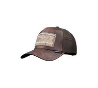 Rock'n Free Life Casquette Trucker Texas Homme - Trucker - Filet Rigide - Marron | Jaune | Gris - Visière Arrondie Taille unique