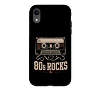 Rock'n Roll Cassette Tape Coeur Rock'n Roll Vintage Années 80 Coque pour iPhone XR