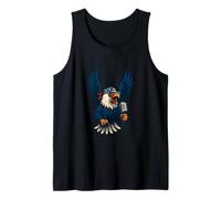 Rock'n'Freedom Eagle Singing for America Débardeur