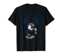 Rock'n'Freedom Eagle Singing for America T-Shirt