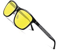 ROCKNIGHT HD conduite lunettes de Vision nocturne polarisées Protection UV Anti-éblouissement jaune UV lunettes de soleil cadre en métal