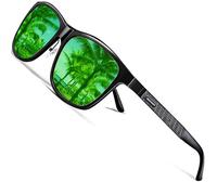 ROCKNIGHT Polarized UV Protection Driving Lunettes de soleil Metal Frame Square Full Frame Brown Lunettes de soleil pour grosse tête