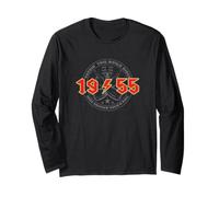 Rock'n'Roll 1955 High Voltage Rétro Musique Anniversaire Manche Longue