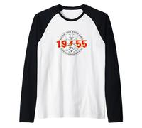 Rock'n'Roll 1955 High Voltage Rétro Musique Anniversaire Manche Raglan