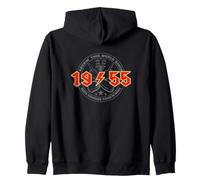 Rock'n'Roll 1955 High Voltage Rétro Musique Anniversaire Sweat à Capuche