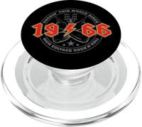 Rock'n'Roll 1966 High Voltage Rétro Musique Anniversaire PopSockets PopGrip pour MagSafe