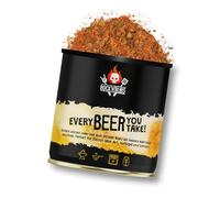 ROCK'N'RUBS Mélange d'épices Every beer you take - Simplement assaisonner ou avec de la bière comme marinade - Mélange d'épices pour la cuisson - 130 g