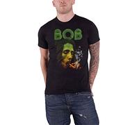 Rockoff Trade Bob Marley Smoking Da ERB T-Shirt, Noir, M Homme