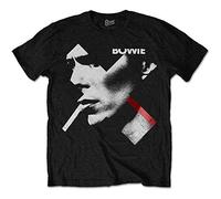 David Bowie T-shirt X Smoke Red Unisex Black M