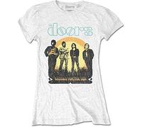 Rockoff Trade Doors Waiting for The Sun T-Shirt, Blanc, 42 Femme