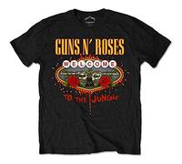 Rockoff Trade Guns N' Roses Welcome to The Jungle T-Shirt, Noir, S Homme