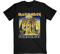 Rockoff Trade Iron Maiden T Shirt Powerslave World Slavery Tour Nouveau Officiel Homme Noir Size XXL