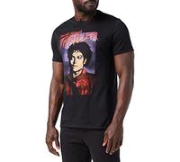Rockoff Trade Michael Jackson Thriller Pose T-Shirt, Noir (Black Black), Small Homme