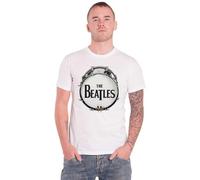 Rockoff Trade Original Drum Skin T-Shirt, Blanc (White), M Homme