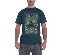 Rockoff Trade Pink Floyd T Shirt Carnegie Hall Live Affiche Nouveau Officiel Homme Denim Bleu Size M