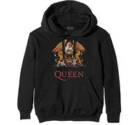 Rockoff Trade Queen Classic Crest Pullover, Sweat-Shirt À Capuche Homme, Noir (Black Black), Medium