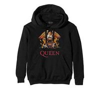 Rockoff Trade Queen Classic Crest Pullover Sweat-Shirt À Capuche, Noir (Black Black), X-Large Homme
