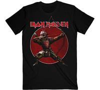 Rockoff Trade T-Shirt Iron Maiden Eddie Archer Red Circle Noir L