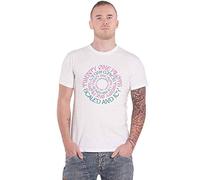 Rockoff Trade T Shirt Scaled and ICY Circular Band Logo Officiel Homme Blanc Size M