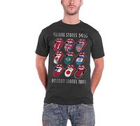 Rockoff Trade The Rolling Stones Voodoo Lounge Tongues T-Shirt, Gris (Grey Grey), XL Homme
