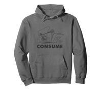 Rocko's Modern Life Consume TV Satire Minimal Line Art Sweat à Capuche