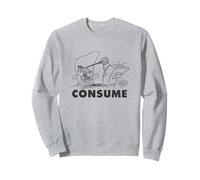 Rocko's Modern Life Consume TV Satire Minimal Line Art Sweatshirt