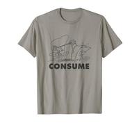 Rocko's Modern Life Consume TV Satire Minimal Line Art T-Shirt