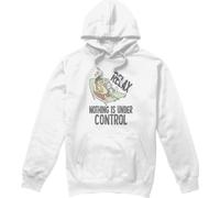 Rocko's Modern Life - Sweat à capuche "Relax" pour homme TV8933 (M) (Blanc)