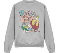 Rocko's Modern Life - Sweat-shirt pour homme/femme unie TV12947 (S) (Sport Heide)