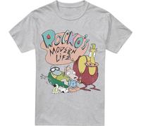Rocko's Modern Life - T-shirt pour homme TV6813 (XL) (Sport Heide)