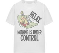 Rocko's Modern Life - T-shirt "Relax" pour homme/femme unie TV15923 (M) (Blanc)