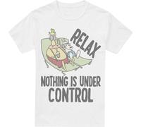 Rocko's Modern Life - T-shirt "Relax" pour homme TV6788 (M) (Blanc)