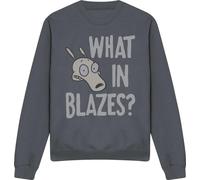 Rocko's Modern Life - "What In Blazes ?" Sweat-shirt Homme/Femme Unie TV12936 (M) (Charbon de bois)