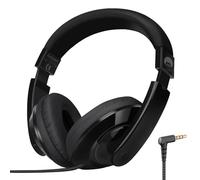 RockPapa Casque Audio Enfant, Casque Filaire Over Ear avec Jack 3,5 mm, Pliable, Serre-tête Ajustable pour Filles Garçons École Voyage PC Téléphones pour Les Enfants de Plus 4 de Ans (Noir)