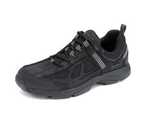 Rockport Baskets Rock Covepour Homme, Aspect Daim Noir et Noir, 43 EU