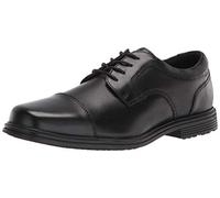 Rockport Homme Men's Robinsyn Waterproof Cap Toe Tissu Oxford, Noir, 43 EU Large