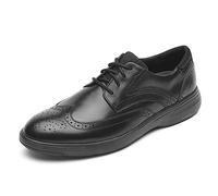 Rockport Homme Noah Wingtip Tissu Oxford, Noir, 43 EU