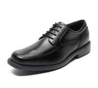 Rockport Men's Style Leader 2 Apron Toe Black Waxed Calf 9.5 W (EE)