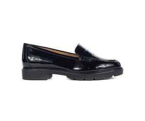 Rockport Women's Kacey Penny Black Leather Loafers CI8735 (US)