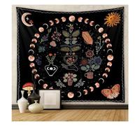 Rockreyoa Tapisserie murale bohème - Décoration murale - Grande tapisserie décorative - Pour chambre à coucher - Décoration de chambre esthétique - Pour salon, chambre à coucher - 7# 100 x 150 cm