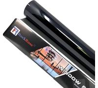 RockRose Charbon 2PLY Premium Carbon 5 % VLT Car Tint 30,5 x 30,5 m Tint professionnel Window Tint Chaleur UV et IRR Block Tint pour voitures ou bâtiments Film adhésif Easy Shrink Traceur Friendly
