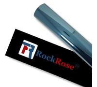 RockRose Film teinté 50 % nano céramique pour fenêtre de voiture - 50,8 cm x 7,6 m - 2 plis - Bloque la chaleur - 99 % des rayons UV et 85 % IRR - Adhésif puissant - Rétractable facile - Compatible