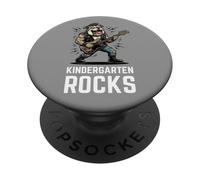 Rocks de Jardin d'enfants Rockstar Dog Relaxation Animal Musique drôle PopSockets PopGrip Adhésif