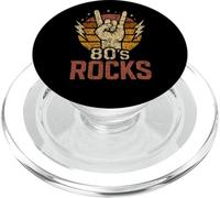 Rocks des années 80 Cadeau de Musique rétro Vintage Rock Main PopSockets PopGrip pour MagSafe